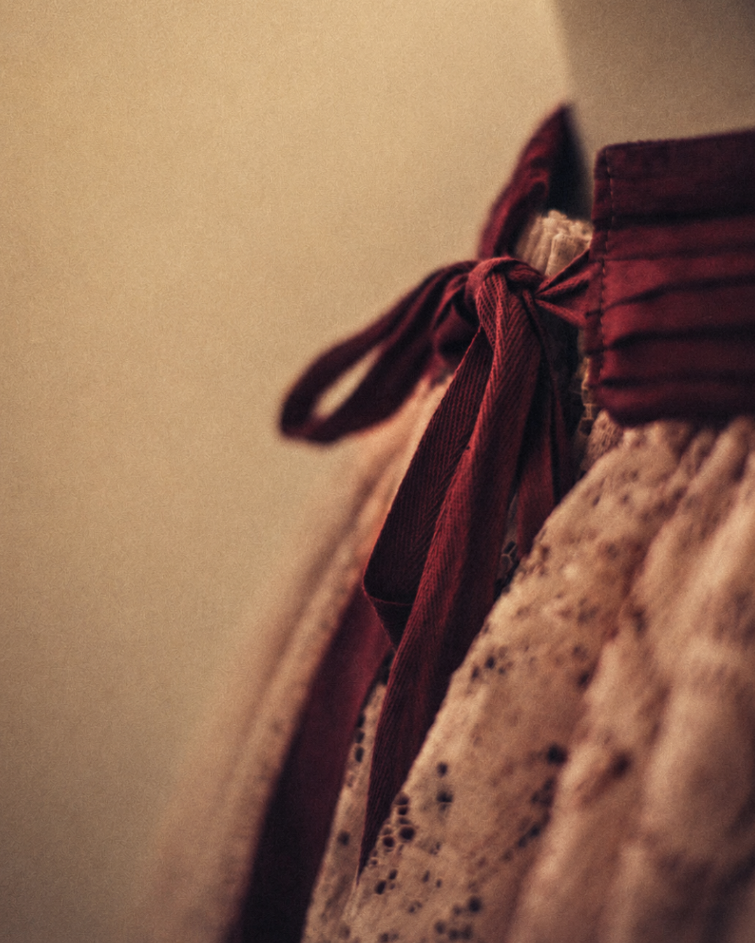 Photo de l'arrière d'une ceinture en tissu