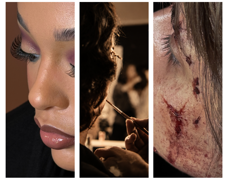 Cadre photos pour page formation pro maquillage
